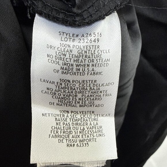 Betsy & Adam Size 10 Black Pavé-Bead Rhinestone Satin Halter Ball Gown Dress NWT - Picture 12 of 14